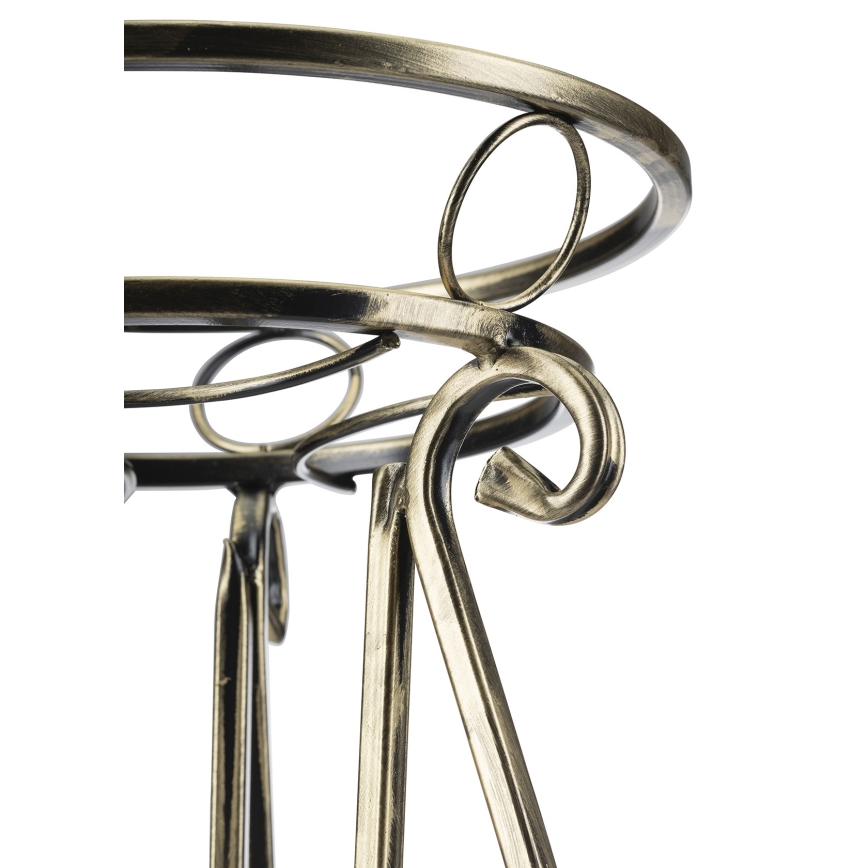 Bloemen standaard 37x29 cm goud