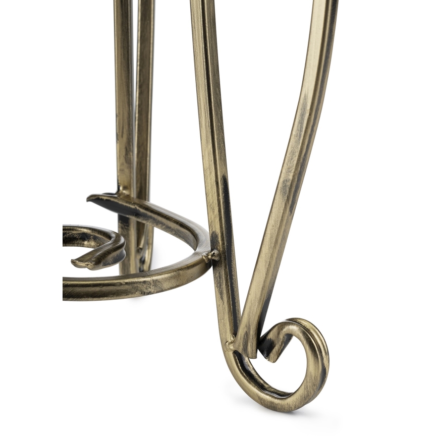 Bloemen standaard 37x29 cm goud