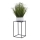 Bloemen standaard 40x24 cm antraciet