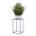 Bloemen standaard 40x24 cm blauw