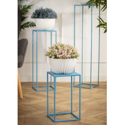Bloemen standaard 40x24 cm blauw