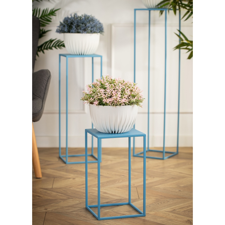 Bloemen standaard 40x24 cm blauw