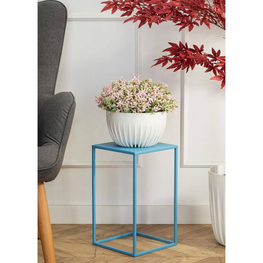 Bloemen standaard 40x24 cm blauw