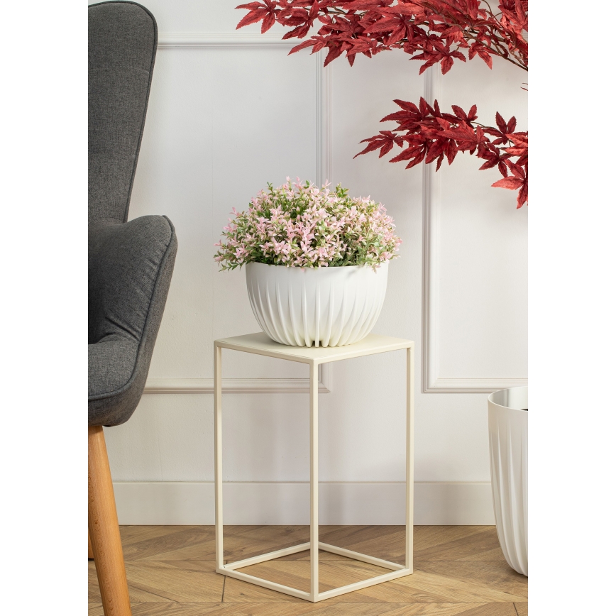 Bloemen standaard 40x24 cm crème