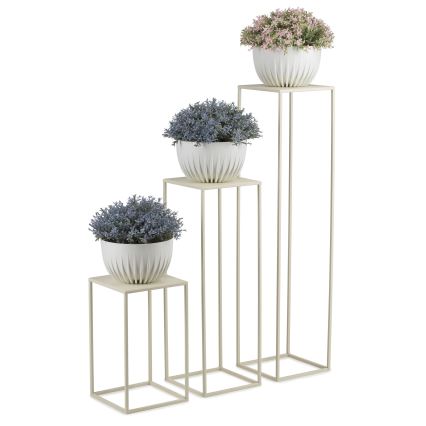 Bloemen standaard 40x24 cm crème