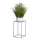 Bloemen standaard 40x24 cm grijs