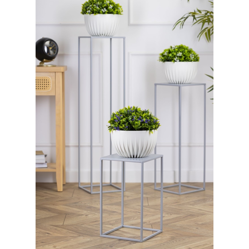 Bloemen standaard 40x24 cm grijs