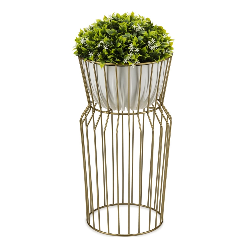 Bloemen standaard 50x26 cm goud