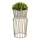 Bloemen standaard 50x26 cm goud