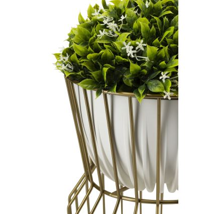 Bloemen standaard 50x26 cm goud
