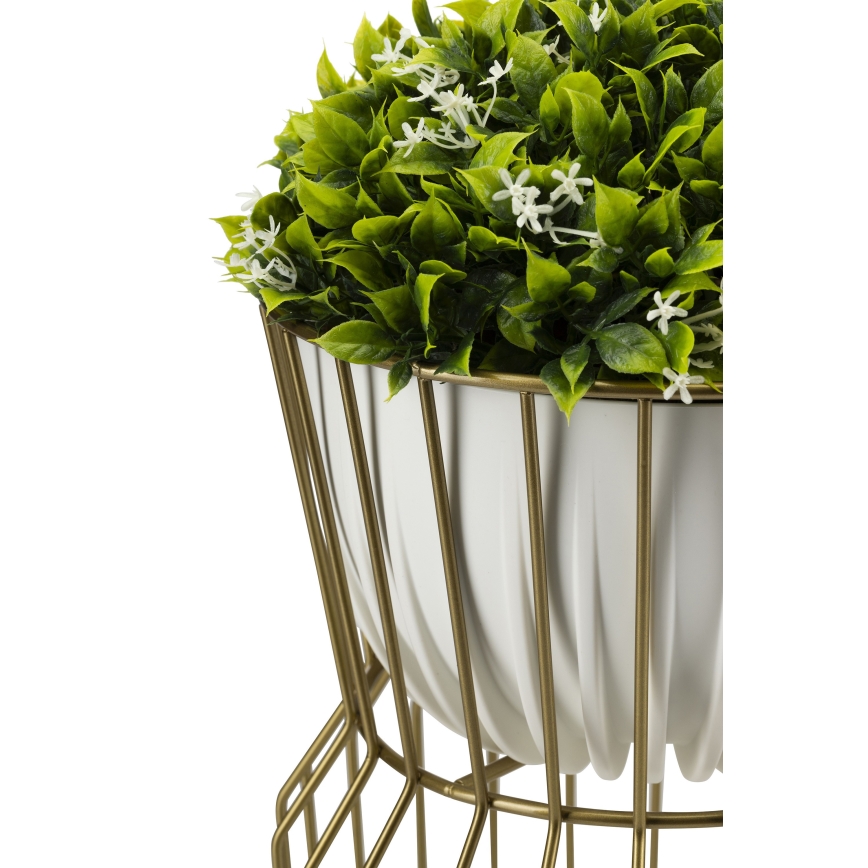Bloemen standaard 50x26 cm goud