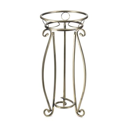 Bloemen standaard 62x28 cm goud