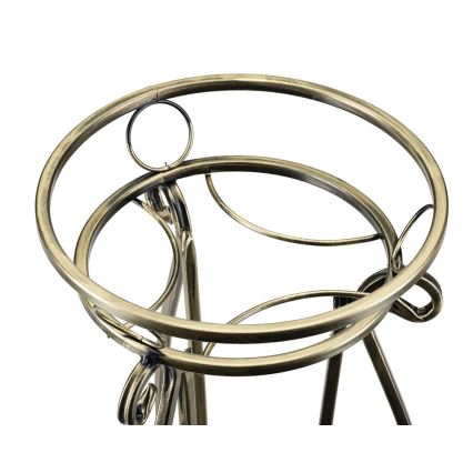 Bloemen standaard 62x28 cm goud