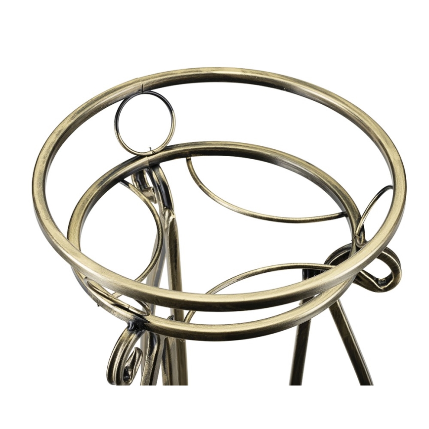 Bloemen standaard 62x28 cm goud