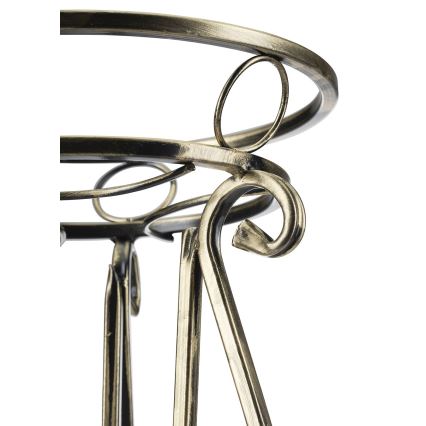 Bloemen standaard 62x28 cm goud