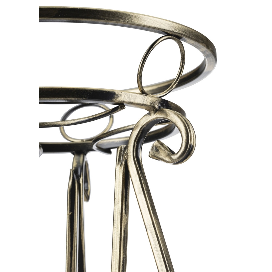 Bloemen standaard 62x28 cm goud