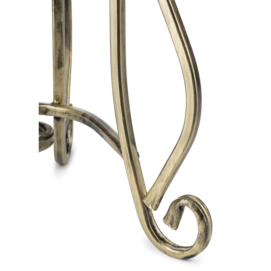 Bloemen standaard 62x28 cm goud