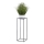 Bloemen standaard 70x24 cm antraciet