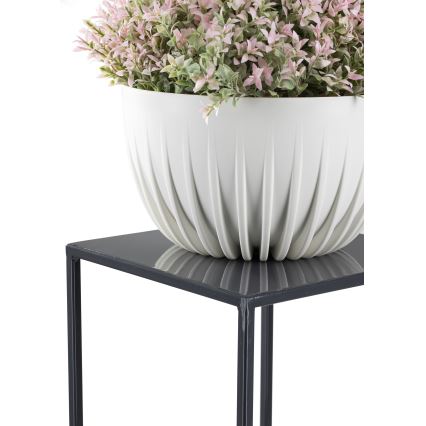 Bloemen standaard 70x24 cm antraciet
