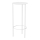Bloemen standaard 70x32 cm wit
