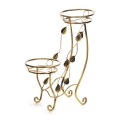 Bloemen standaard 70x50 cm goud