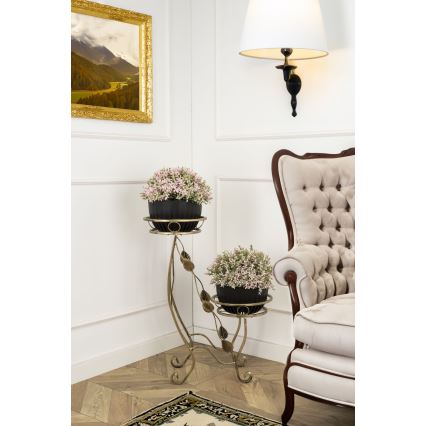 Bloemen standaard 70x50 cm goud