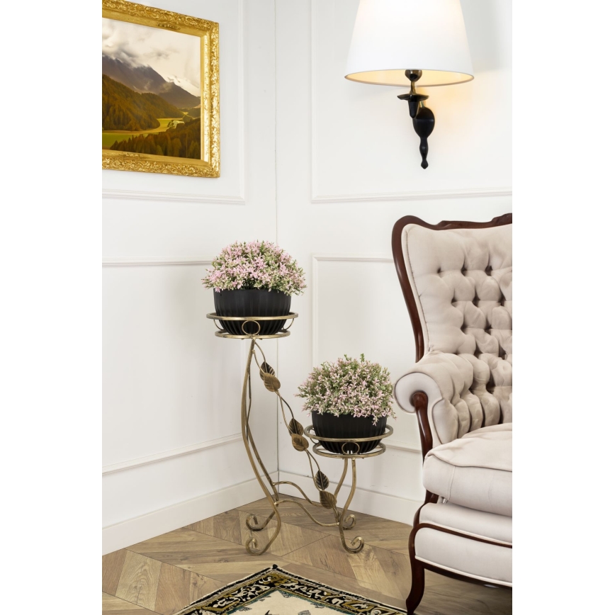 Bloemen standaard 70x50 cm goud