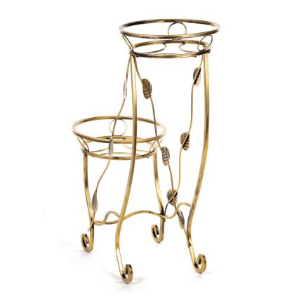 Bloemen standaard 70x50 cm goud
