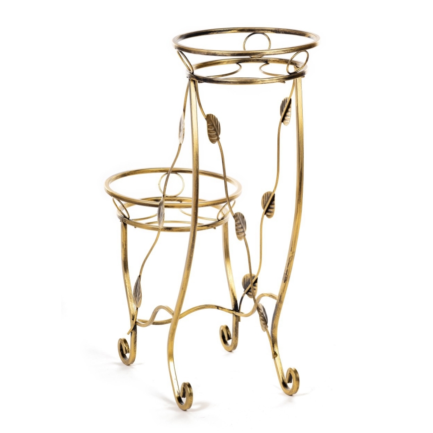 Bloemen standaard 70x50 cm goud