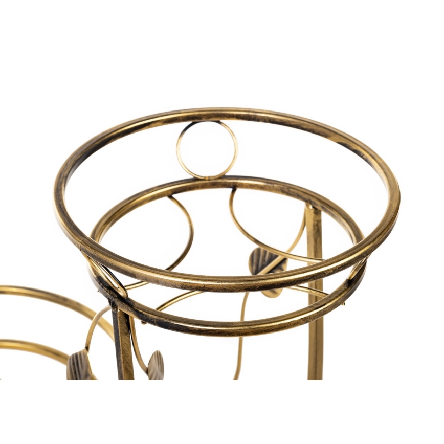 Bloemen standaard 70x50 cm goud
