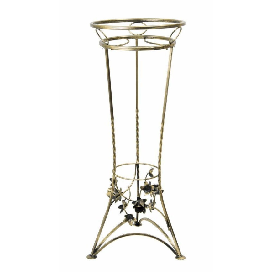 Bloemen standaard 72x28 cm goud