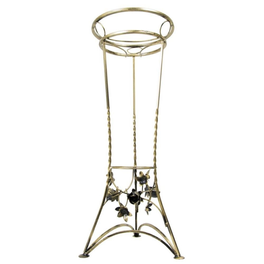 Bloemen standaard 72x28 cm goud