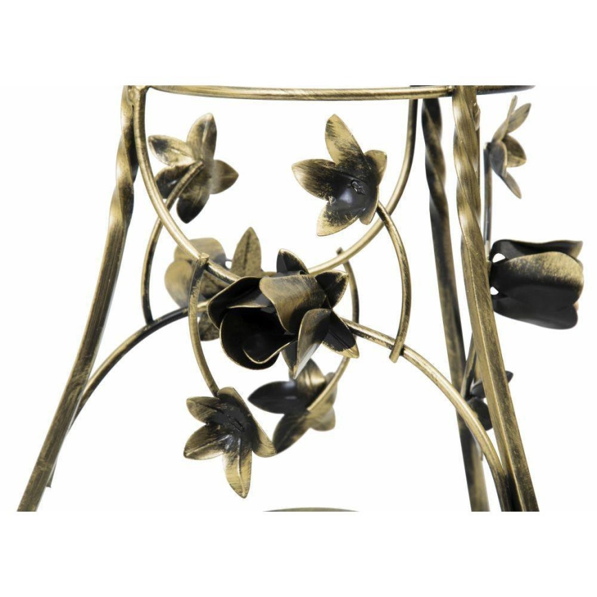 Bloemen standaard 72x28 cm goud