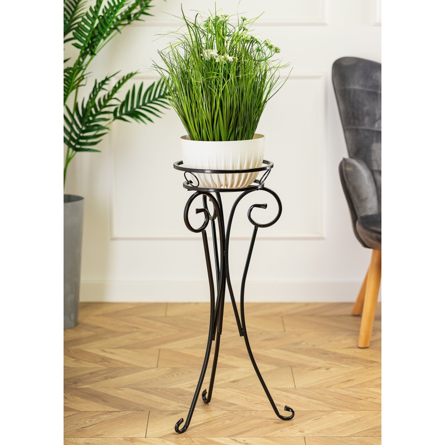 Bloemen standaard 74x34 cm zwart