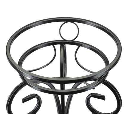 Bloemen standaard 74x34 cm zwart