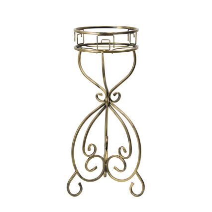 Bloemen standaard 76x32 cm goud