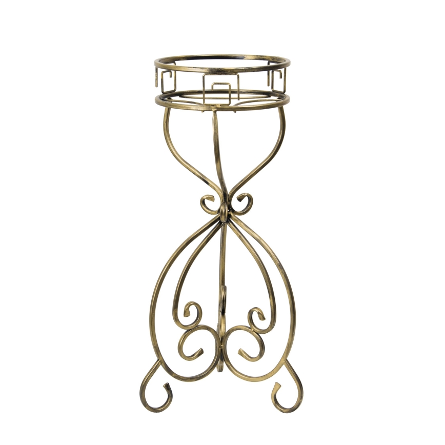 Bloemen standaard 76x32 cm goud