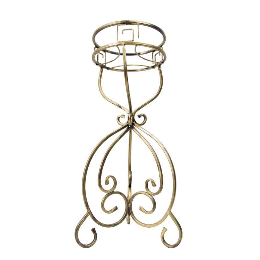 Bloemen standaard 76x32 cm goud
