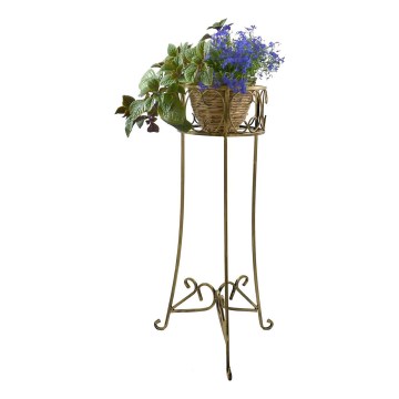 Bloemen standaard 88x28 cm goud