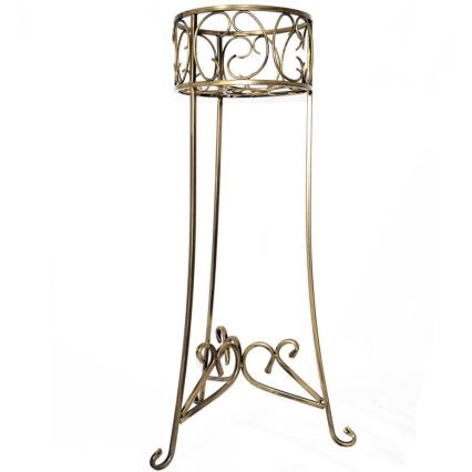 Bloemen standaard 88x28 cm goud