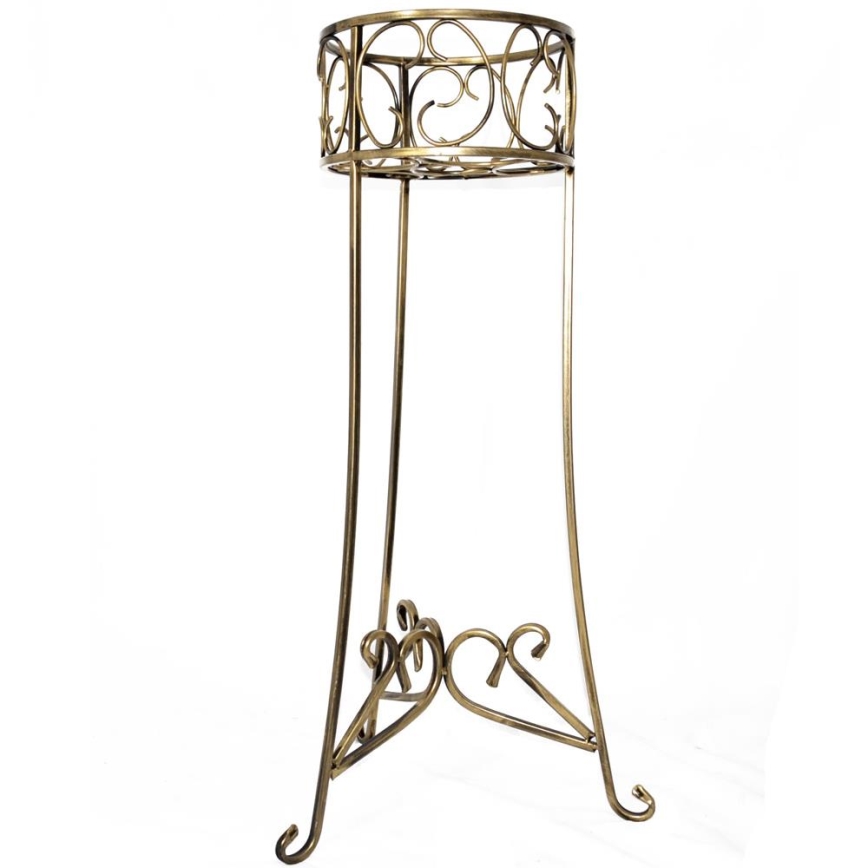Bloemen standaard 88x28 cm goud