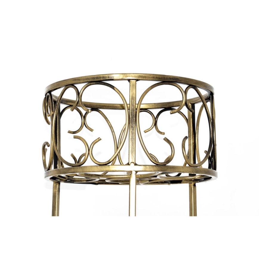 Bloemen standaard 88x28 cm goud