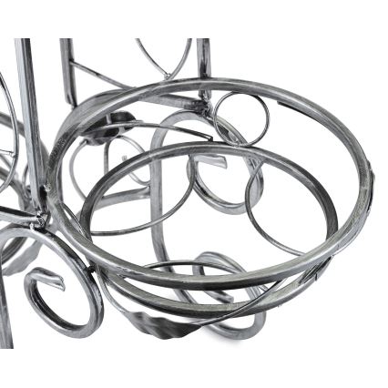 Bloemen standaard 88x65 cm zilver
