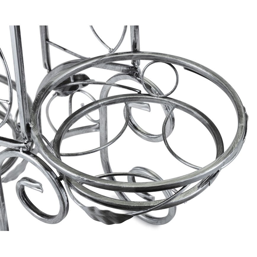 Bloemen standaard 88x65 cm zilver