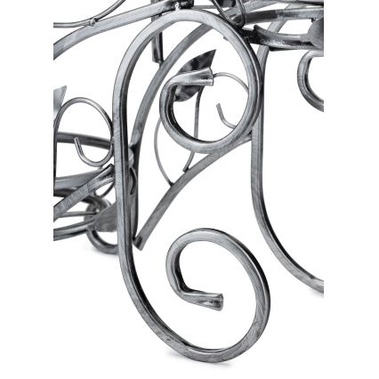Bloemen standaard 88x65 cm zilver