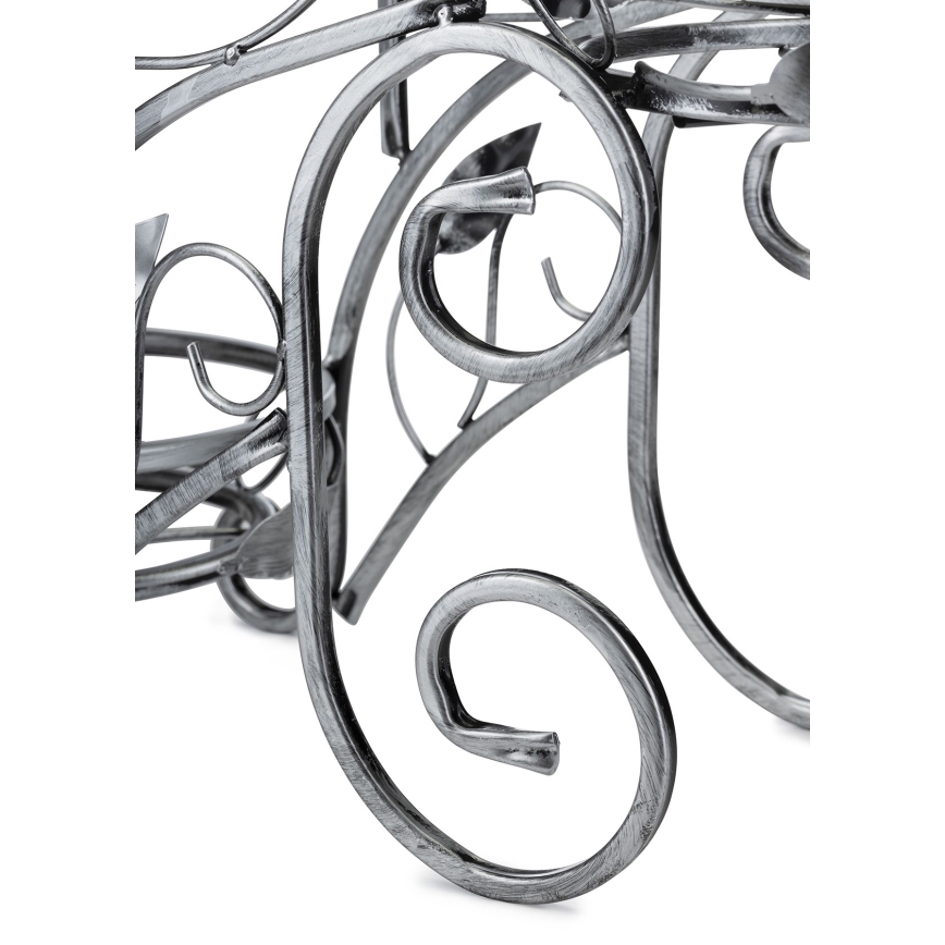 Bloemen standaard 88x65 cm zilver