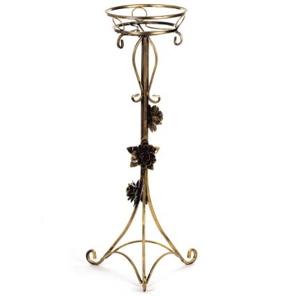 Bloemen standaard 95x38 cm goud