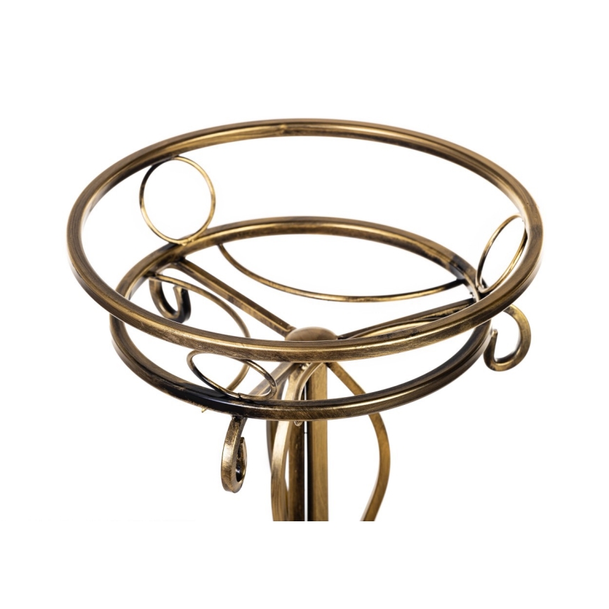Bloemen standaard 95x38 cm goud