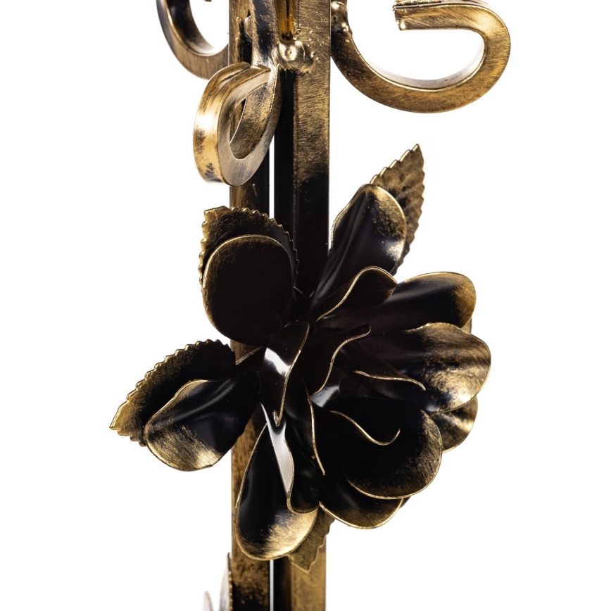 Bloemen standaard 95x38 cm goud