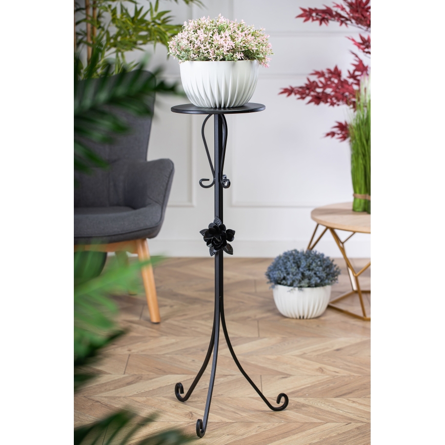 Bloemen standaard 95x39 cm zwart